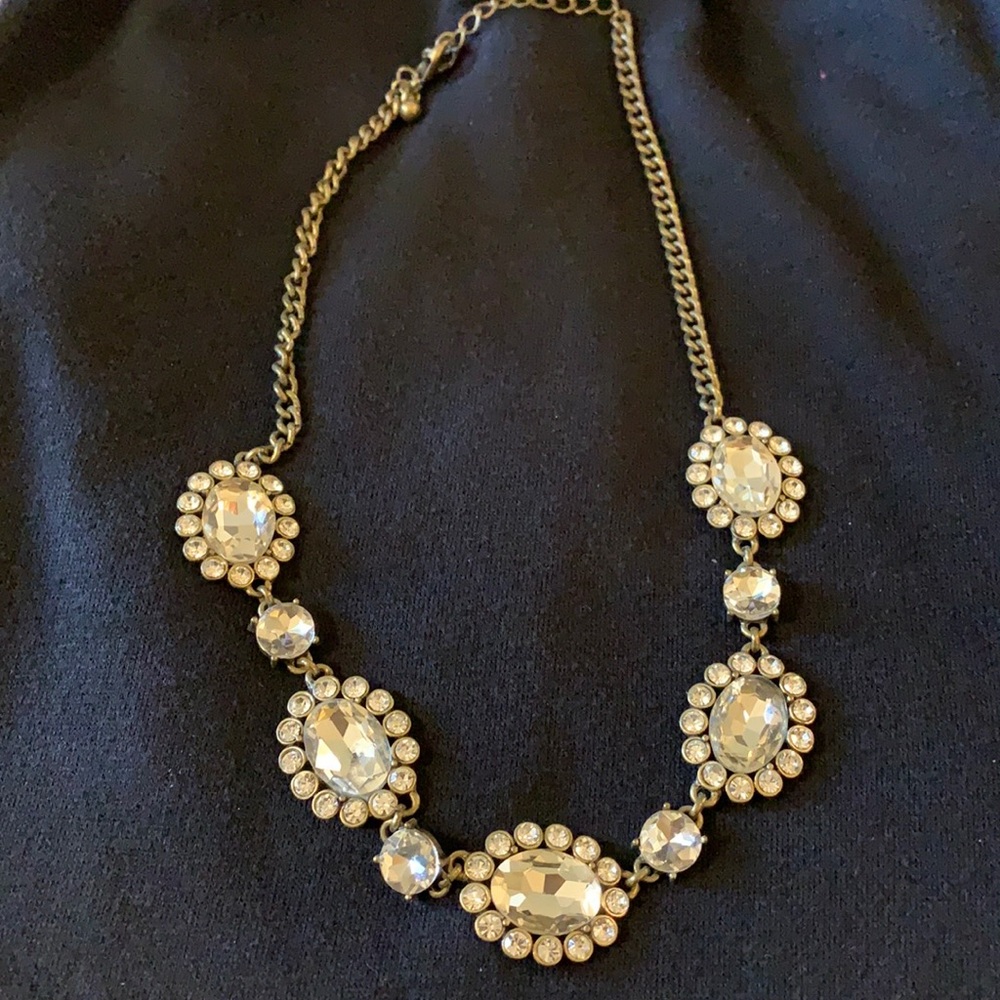 Simple Elegant Crystal Necklace